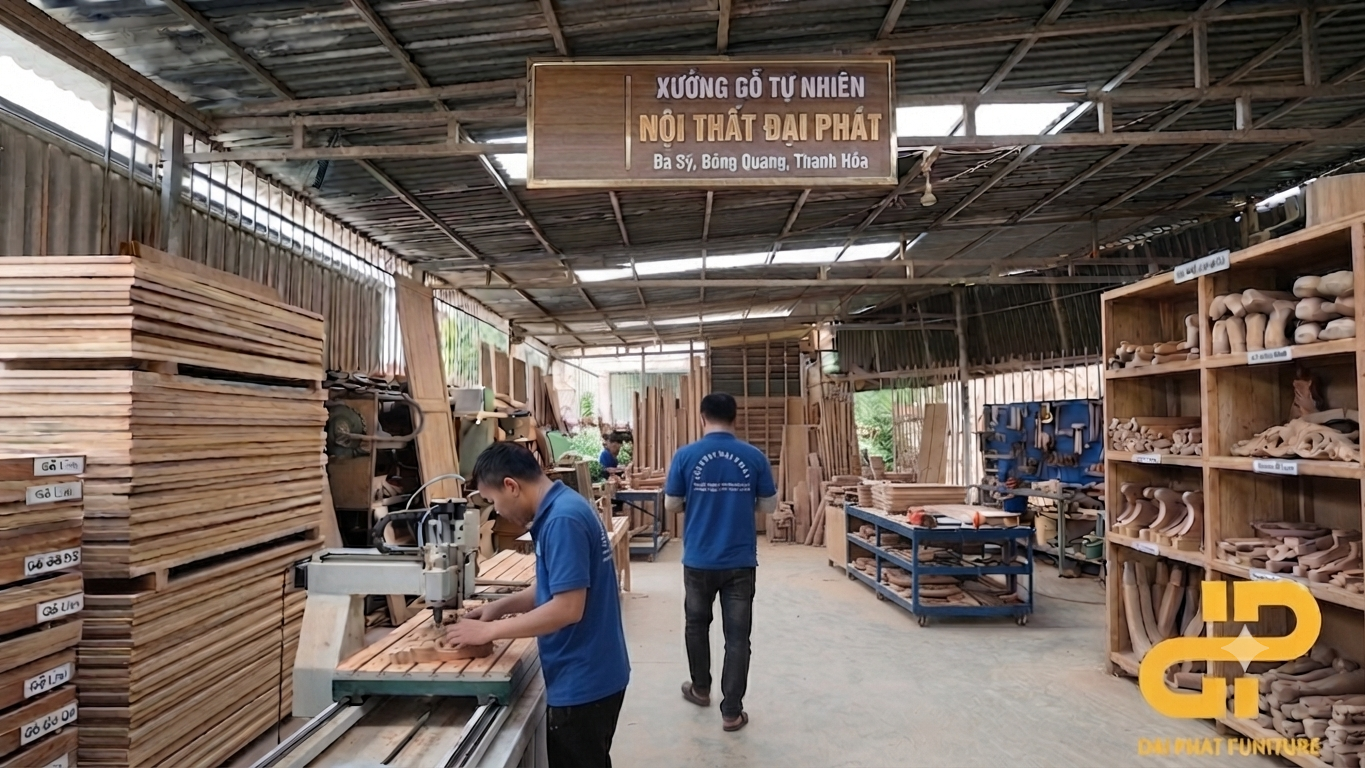 Xưởng sản xuất Nội Thất Đại Phát tại Đa Sỹ, Đông Quang, Thanh Hóa